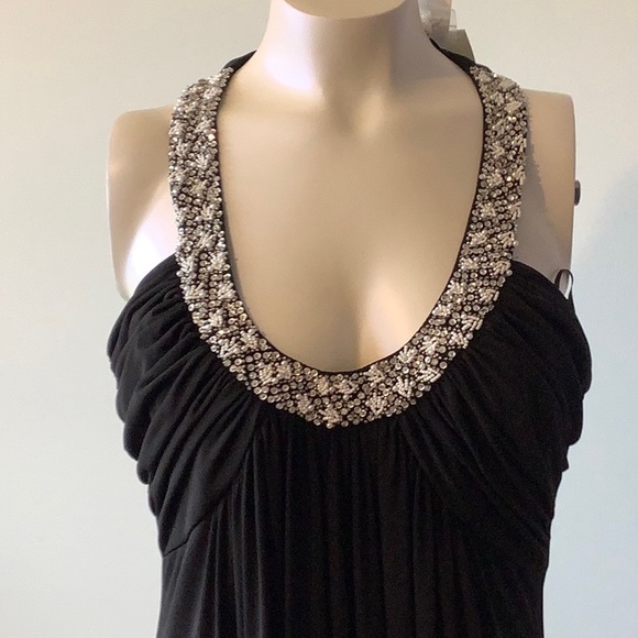 COPY - Black Evening Dress, size 14. - FTTS J. Michaels, Vintage - Picture 3 of 11